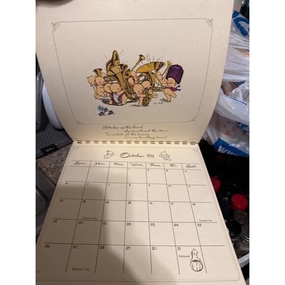 RARE 1975 Unused Kewpie Kalandar - Picture 6 of 9